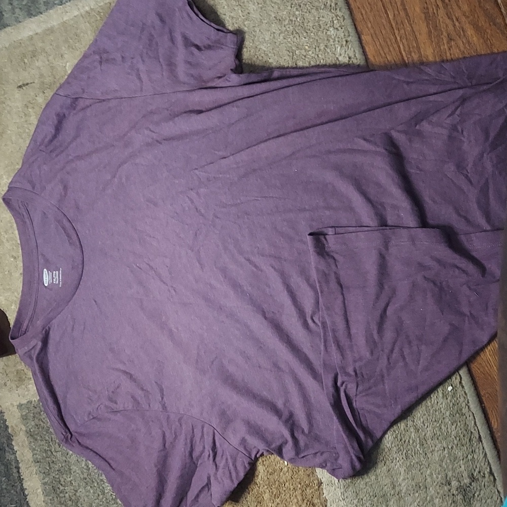 Old Navy Violet Crew Neck Tee
